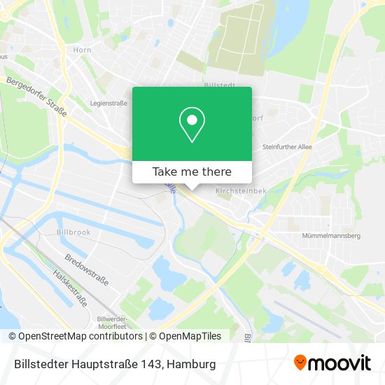 Billstedter Hauptstraße 143 map