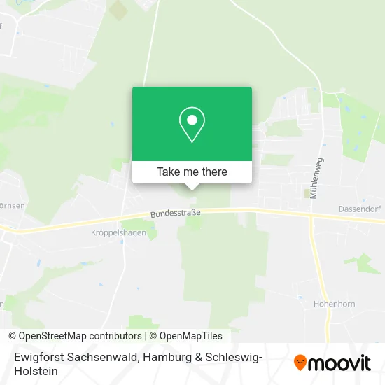 Карта Ewigforst Sachsenwald