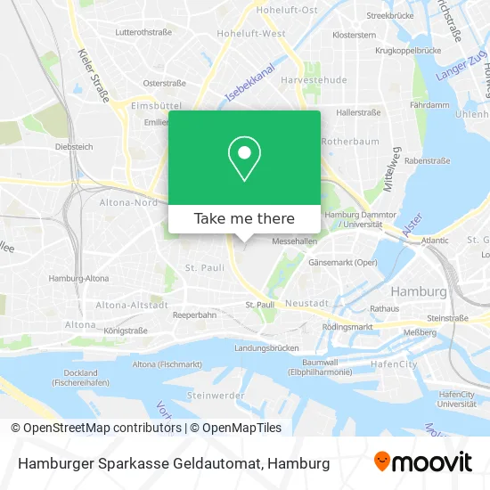 Карта Hamburger Sparkasse Geldautomat