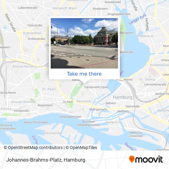 Карта Johannes-Brahms-Platz
