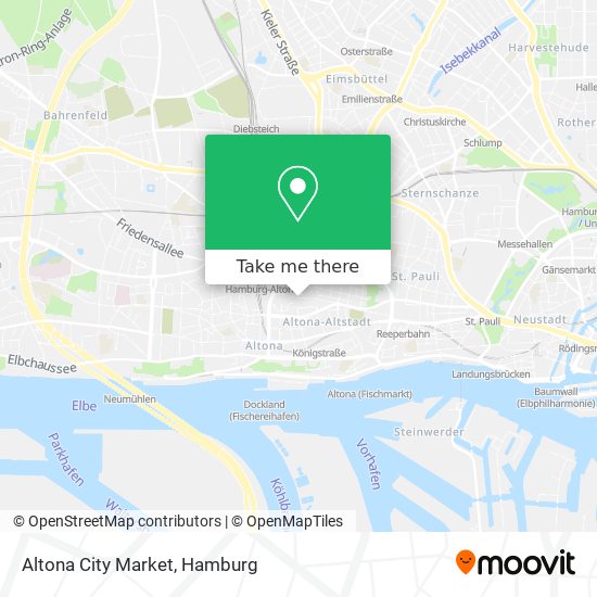 Altona City Market map