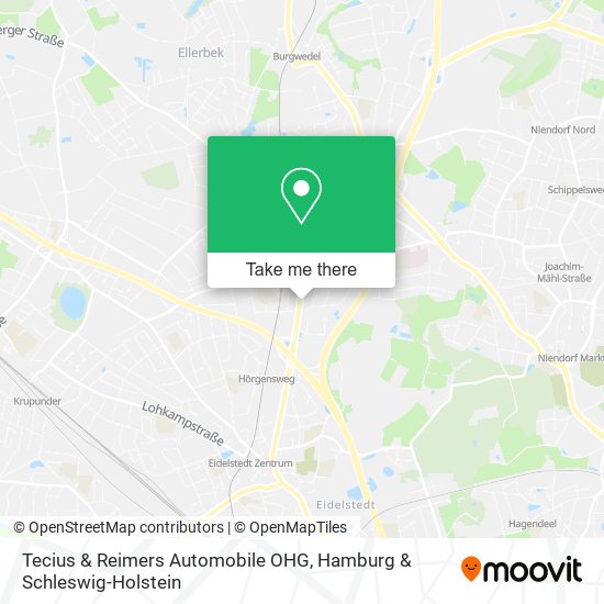 Tecius & Reimers Automobile OHG map