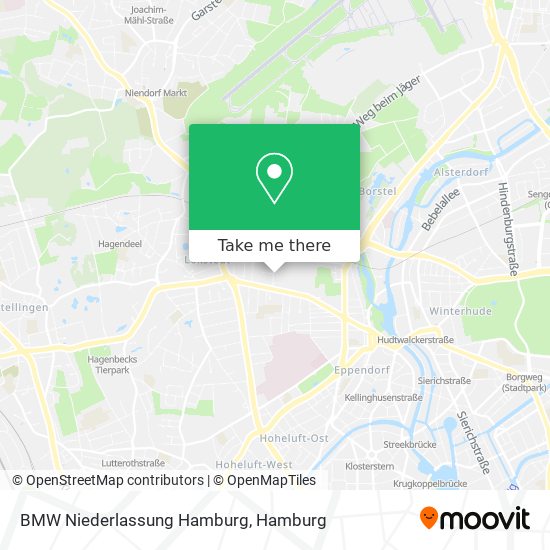 BMW Niederlassung Hamburg map