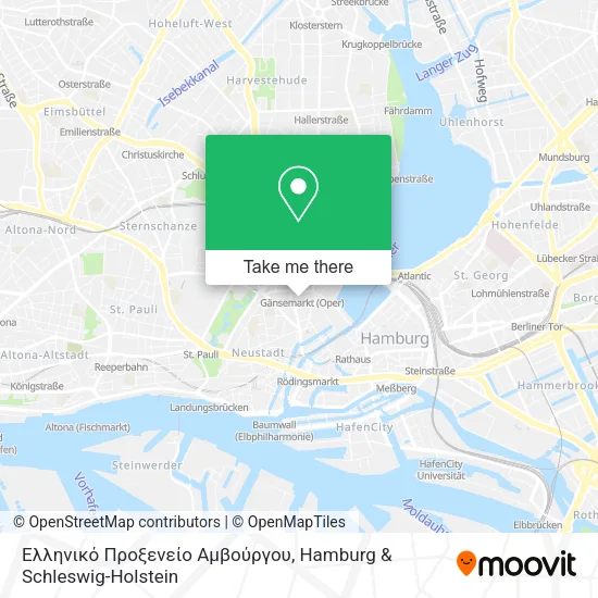 Карта Ελληνικό Προξενείο Αμβούργου