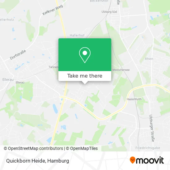 Карта Quickborn Heide