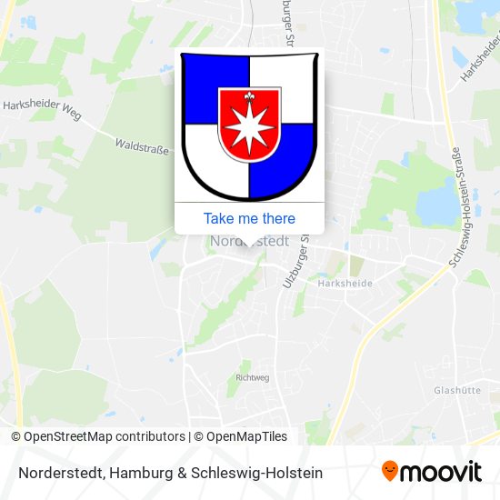 Norderstedt map