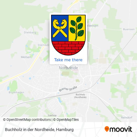 Buchholz in der Nordheide map