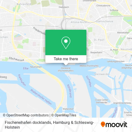 Карта Fischereihafen docklands
