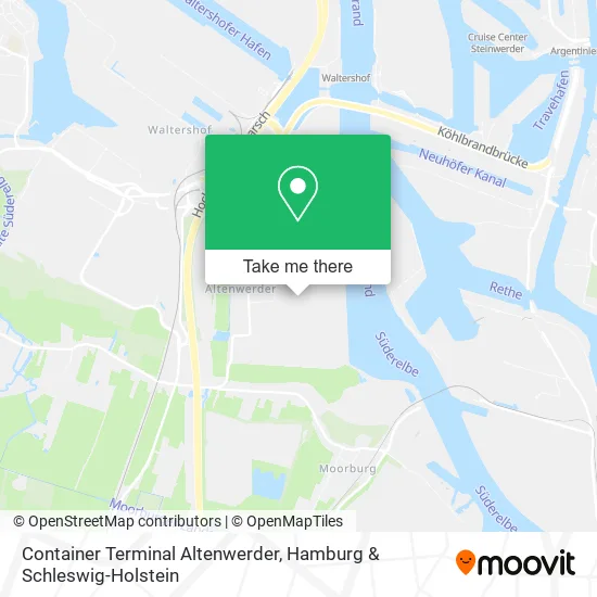 Карта Container Terminal Altenwerder