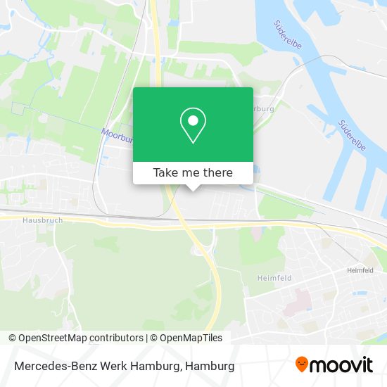 Mercedes-Benz Werk Hamburg map