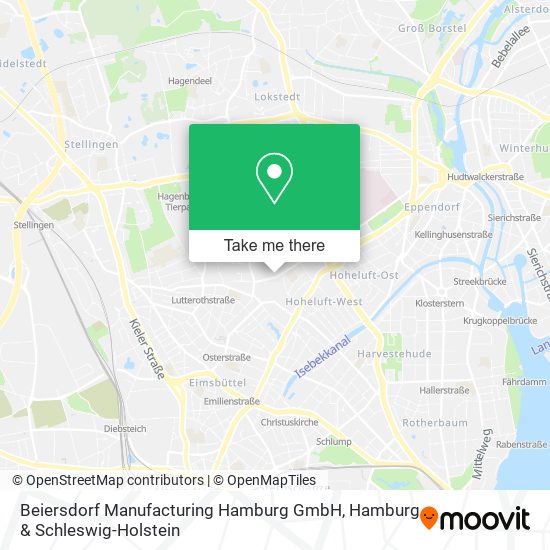 Beiersdorf Manufacturing Hamburg GmbH map