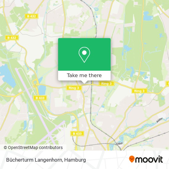 Bûcherturm Langenhorn map