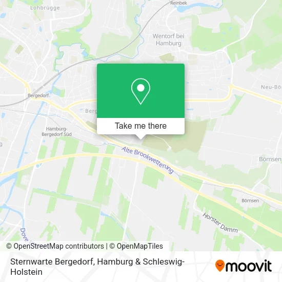Карта Sternwarte Bergedorf