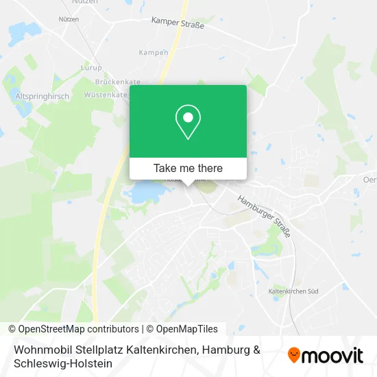 Wohnmobil Stellplatz Kaltenkirchen map