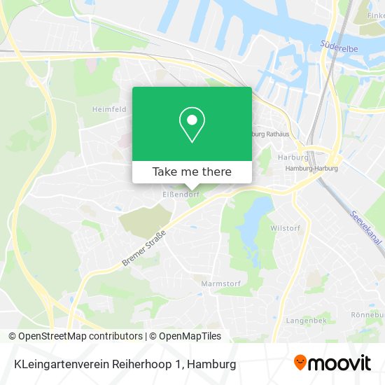 KLeingartenverein Reiherhoop 1 map