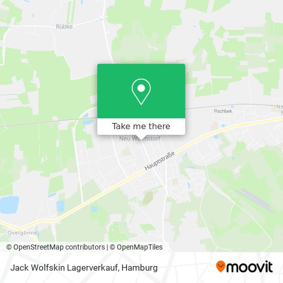 Jack Wolfskin Lagerverkauf map