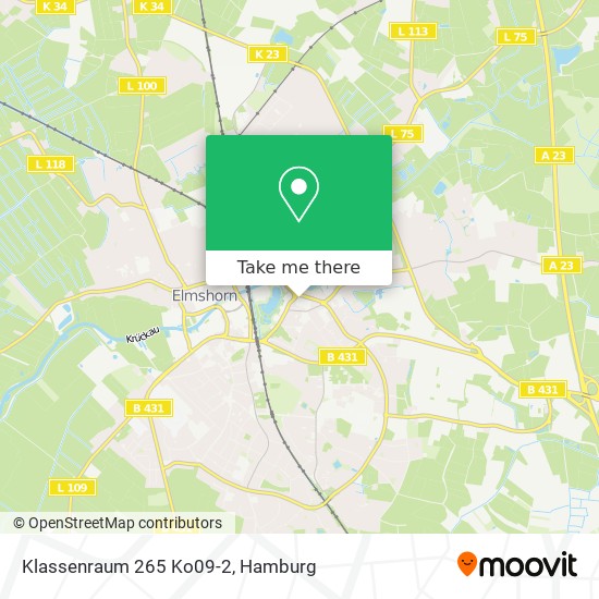 Klassenraum 265 Ko09-2 map