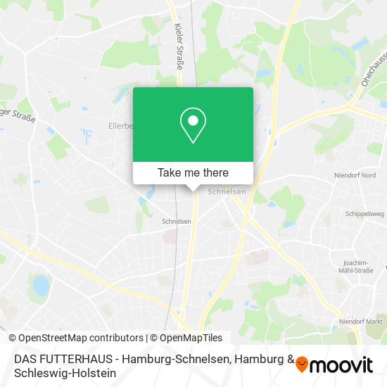 DAS FUTTERHAUS - Hamburg-Schnelsen map