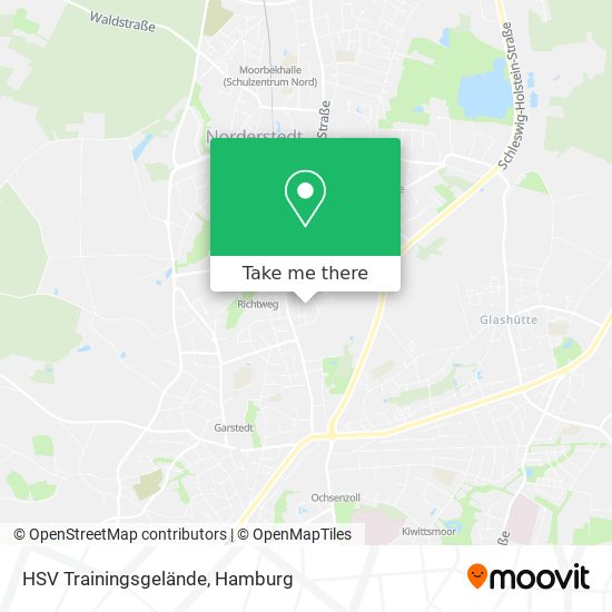 HSV Trainingsgelände map