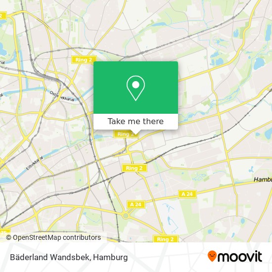 Карта Bäderland Wandsbek