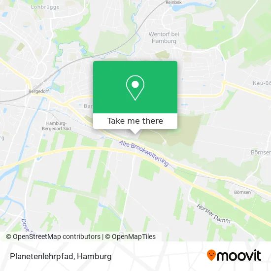 Карта Planetenlehrpfad