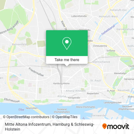 Карта Mitte Altona Infozentrum