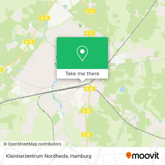 Kleintierzentrum Nordheide map