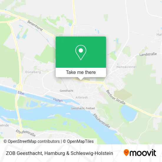 Карта ZOB Geesthacht