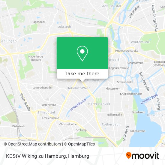 Карта KDStV Wiking zu Hamburg