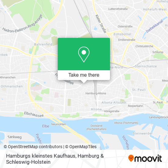 Hamburgs kleinstes Kaufhaus map