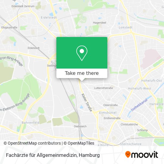 Fachärzte für Allgemeinmedizin map