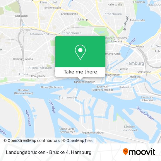 Landungsbrücken - Brücke 4 map