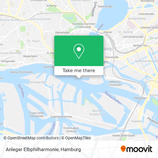 Anleger Elbphilharmonie map