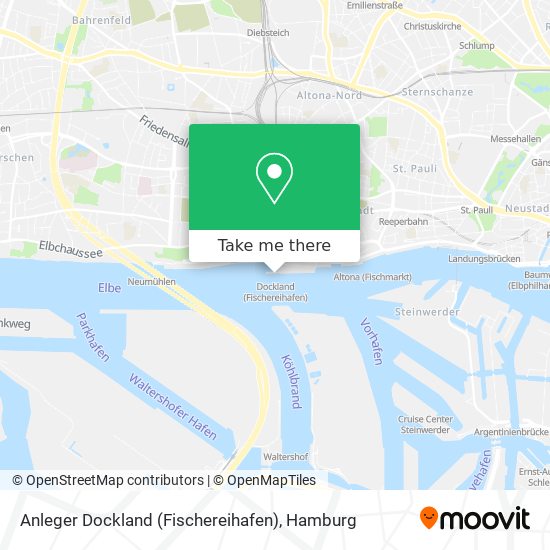 Anleger Dockland (Fischereihafen) map