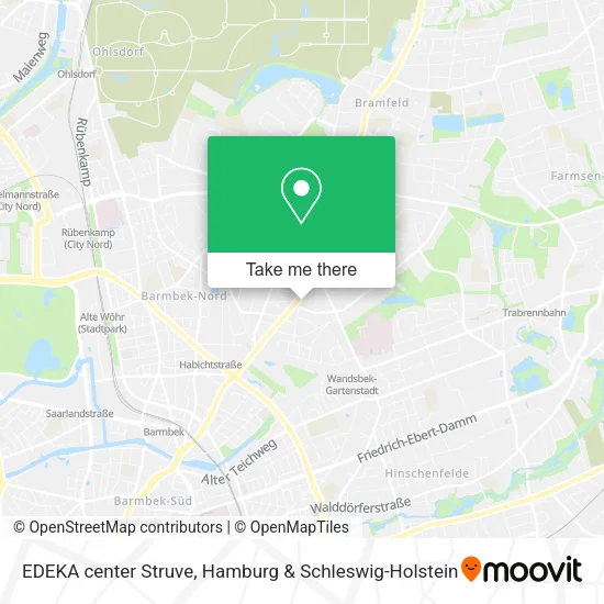 Карта EDEKA center Struve