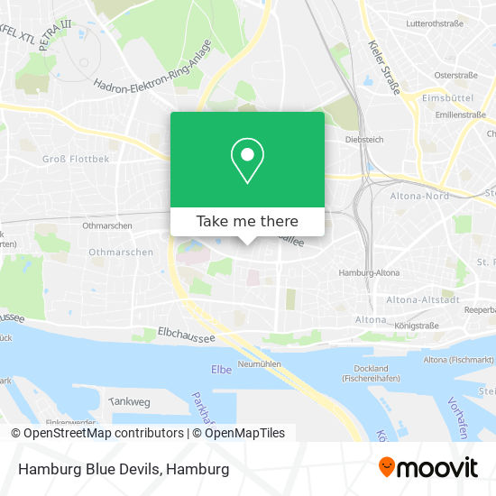 Hamburg Blue Devils map