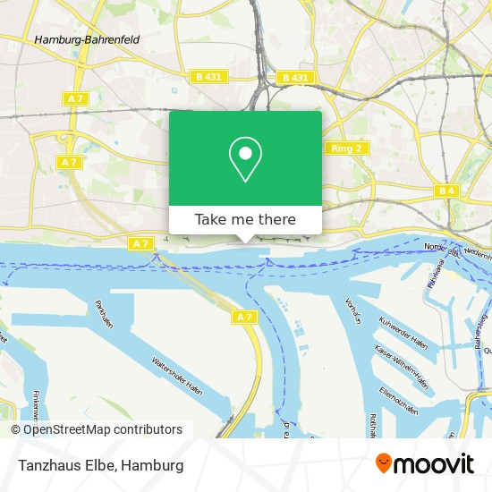 Tanzhaus Elbe map