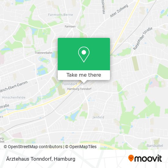 Ärztehaus Tonndorf map