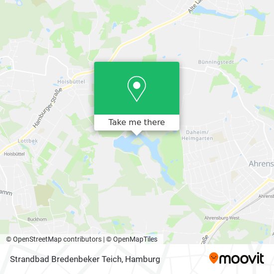 Strandbad Bredenbeker Teich map
