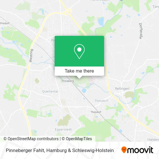 Pinneberger Fahlt map