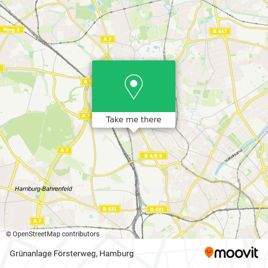 Grünanlage Försterweg map