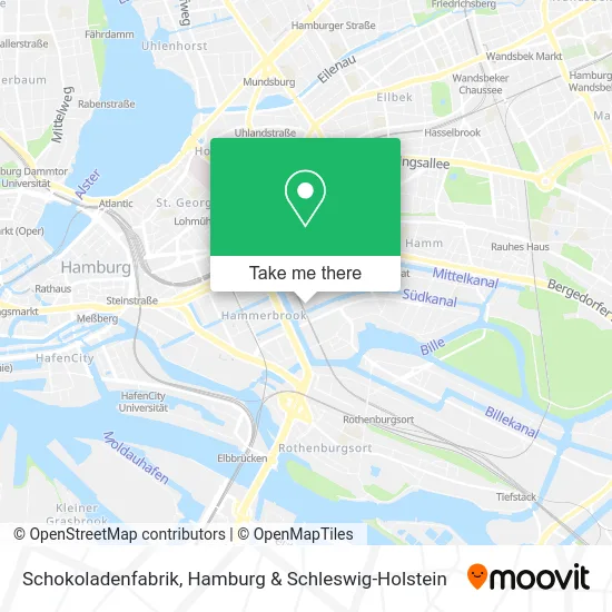 Карта Schokoladenfabrik