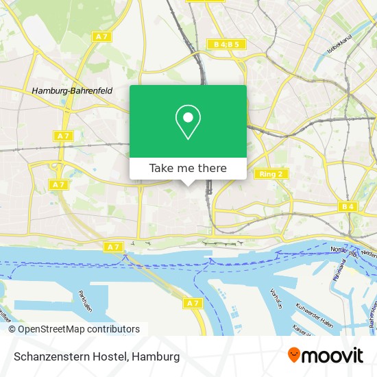 Schanzenstern Hostel map