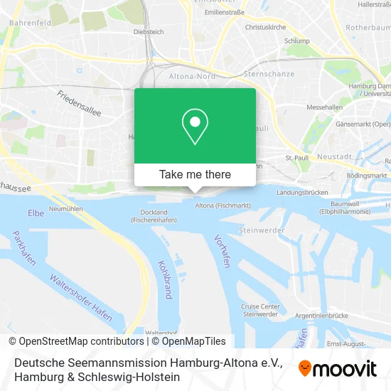 Карта Deutsche Seemannsmission Hamburg-Altona e.V.