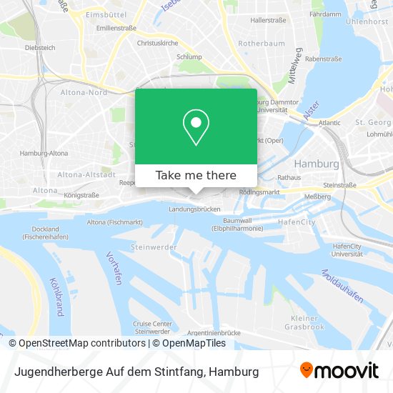 Jugendherberge Auf dem Stintfang map