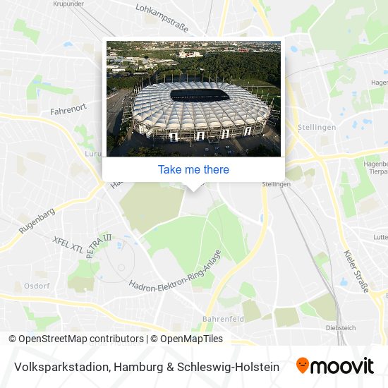 Volksparkstadion map