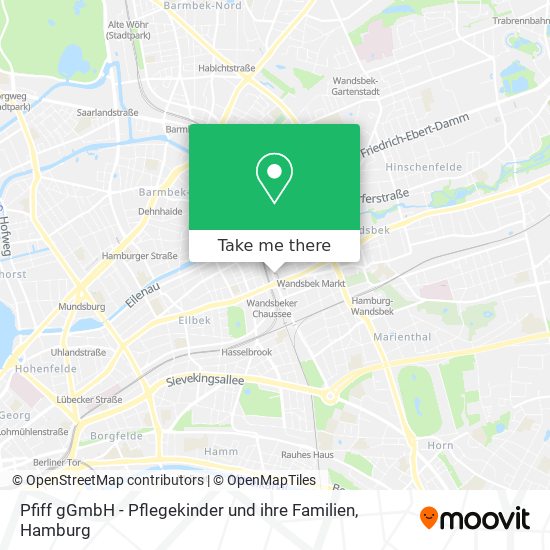 Pfiff gGmbH - Pflegekinder und ihre Familien map