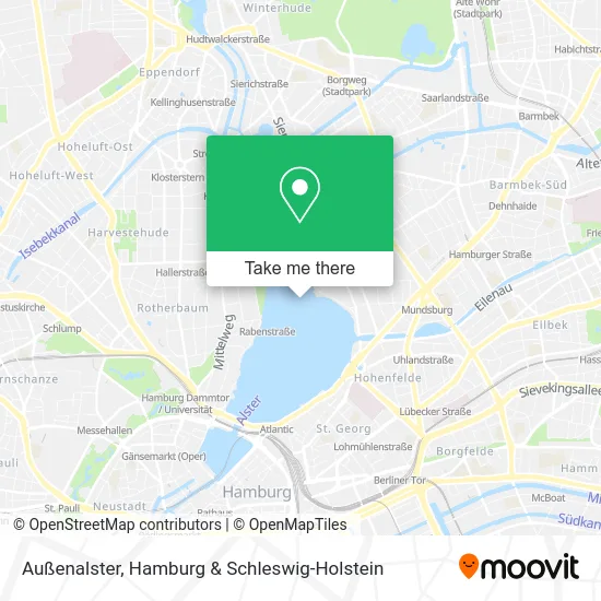 Карта Außenalster