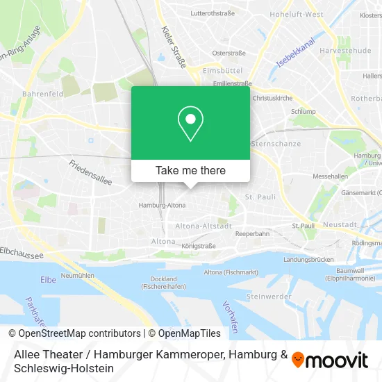 Карта Allee Theater / Hamburger Kammeroper