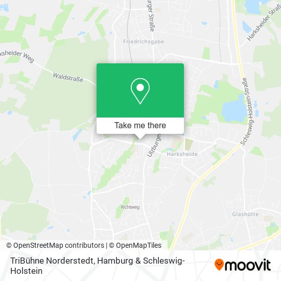 TriBühne Norderstedt map